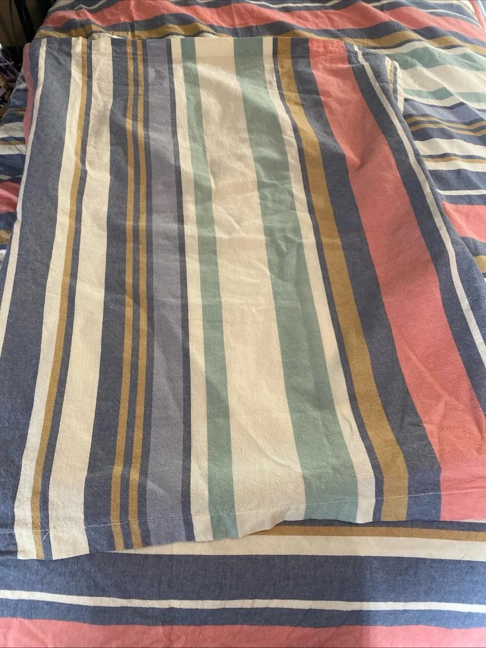 Pendleton Cascade Stripe Grand Canyon Striped King Comforter 1 Sham 100 Cotton